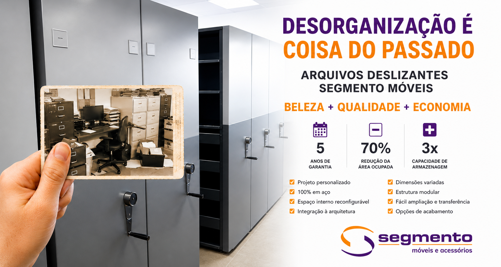 venda e manutenção de arquivo deslizante rj